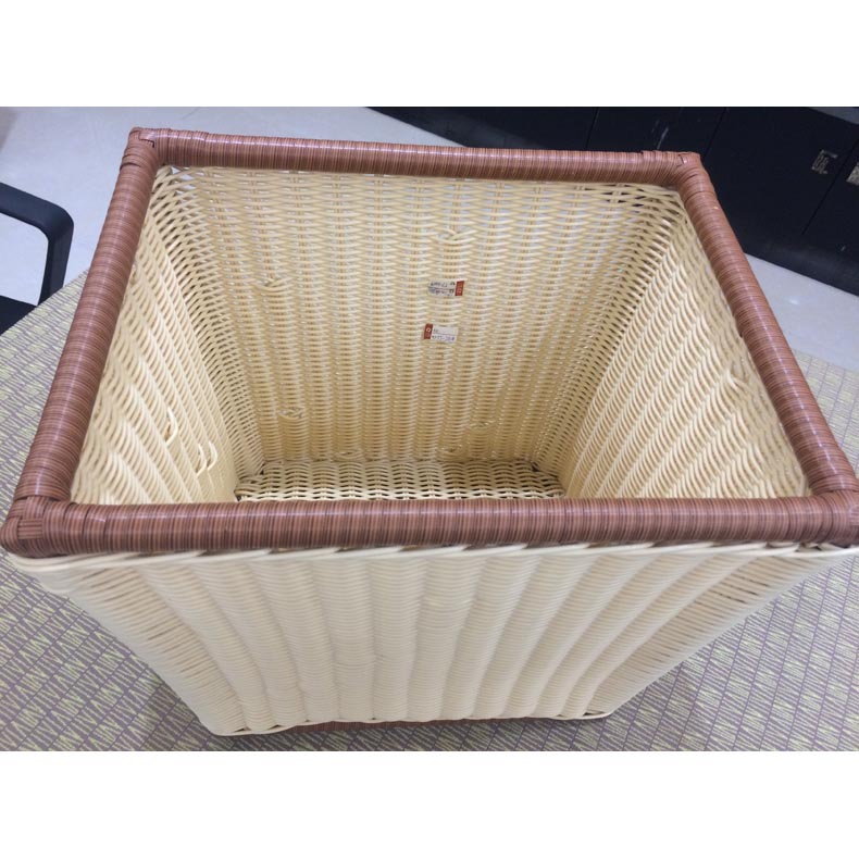 塑料编织换洗收纳篮