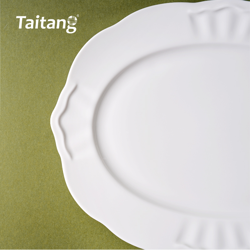 皇冠白瓷-10/12/14"旦形碟