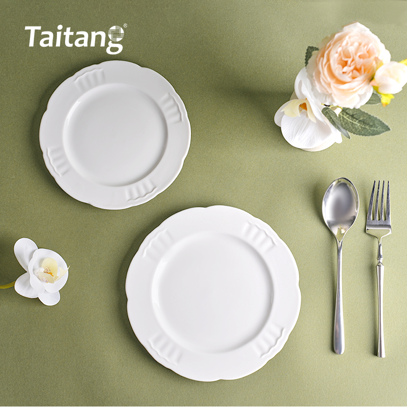 皇冠白瓷-7/8/10/12"平盘