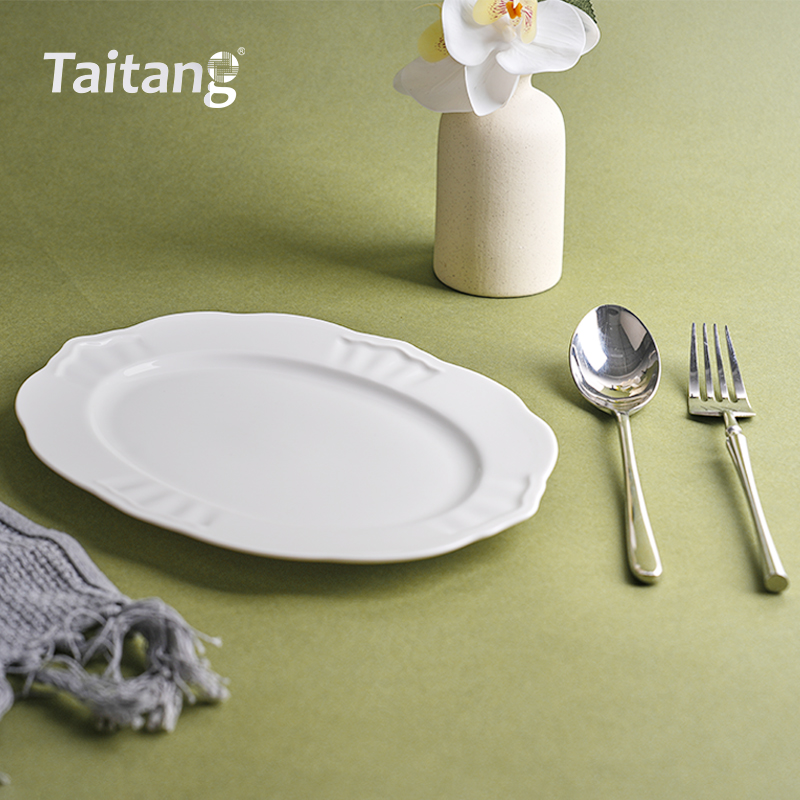 皇冠白瓷-10/12/14"旦形碟