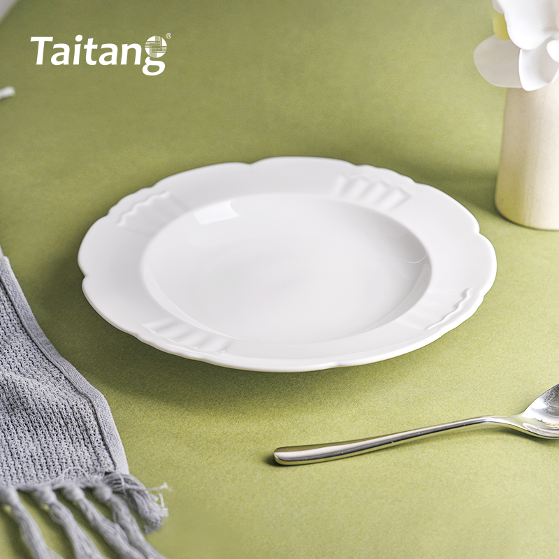 皇冠白瓷-8/9/10"汤盘