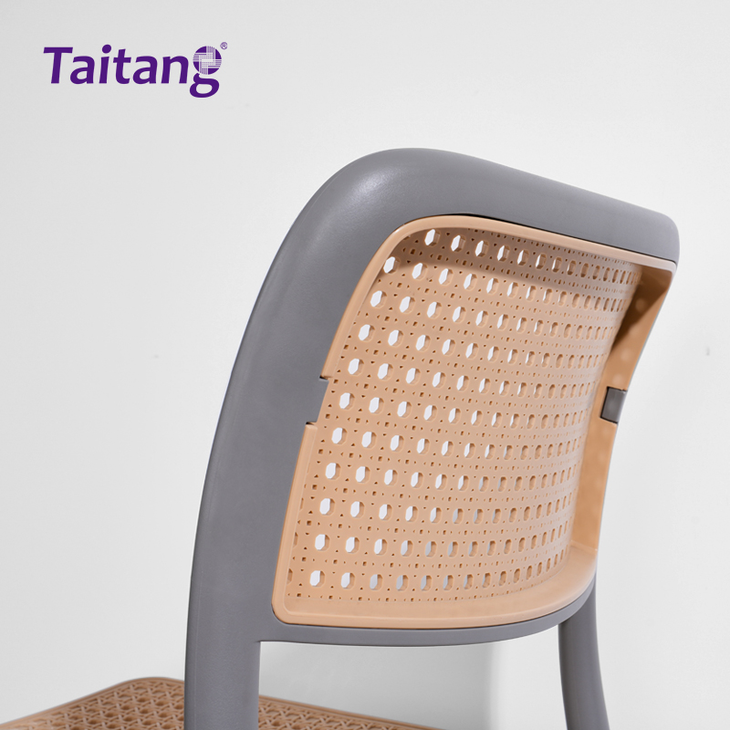 户外塑料藤编椅子