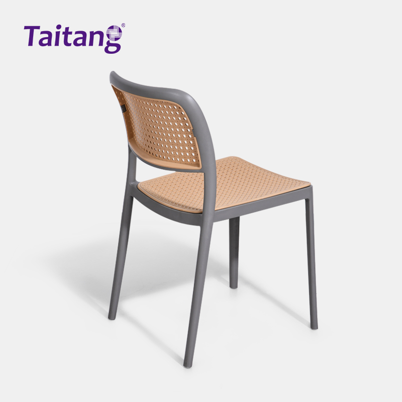 户外塑料藤编椅子